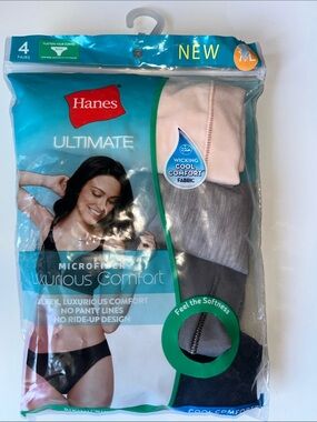 NEW Hanes panties Suze 7 large